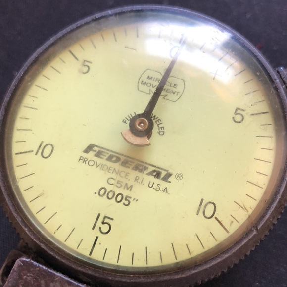 Dial Indicator FEDERAL MIRACLE MOVEMENT FULL JEWEL - Picture 2 of 12